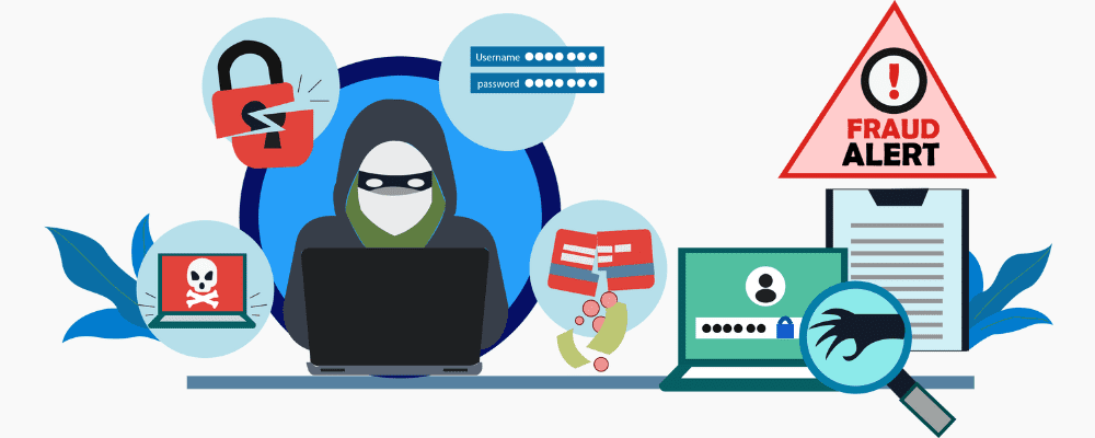 Hacker intentando hackear la blockhain